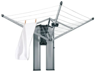 Brabantia WallFix Dryer with Storage Box Wall Mounted Matt Stål - CleanNest