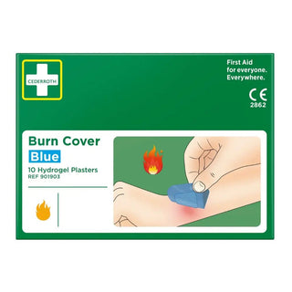 Cederroth Burncover Blue Hydrogelplåster 10st - | CleanNest - CEDERROTH | CleanNest