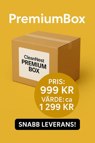 CleanNest PremiumBox – Maxad med nytta (999 kr – värde ca 1 299 kr)