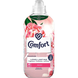Comfort sköljmedel Silke Blomdoft med pion och sidenlilja, 762 ml flaska. Ger mjuk tvätt och fräsch blommig doft som varar länge.