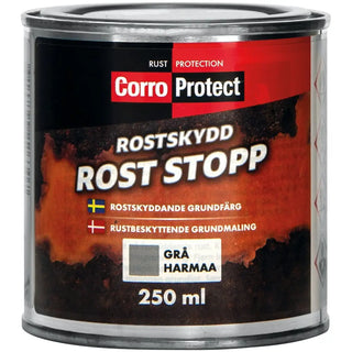 GRUNDFÄRG ROST-STOPP GRÅ 250ML - CORROPROTE