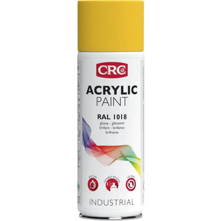 SPRAYFÄRG AKRYL RAL 1018 GUL ZINK - CRC