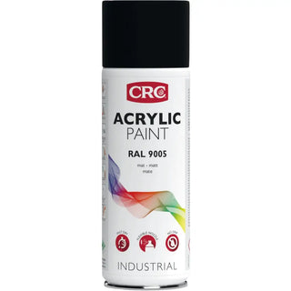 SPRAYFÄRG AKRYL RAL 9005 SVART MATT - CRC
