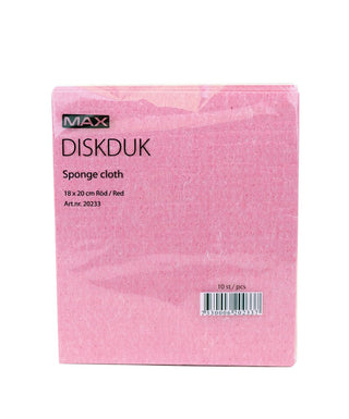 Diskduk Max Röd 18x20cm 10st - CleanNest