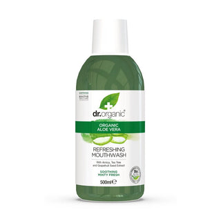 Dr Organic Munskölj Aloe Vera 500ml