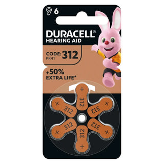 BATTERI HÖRAPPARAT A312 6P - DURACELL