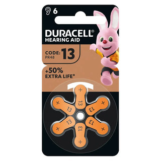 BATTERI HÖRAPPARAT DA13 6P - DURACELL