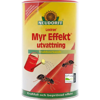 Effektivt myrpulver för myrornas gångstråk utomhus i Sverige