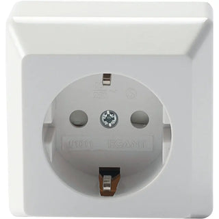 VÄGGUTTAG 1-V JORD UTP ALPINVIT - EGANT