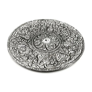 Elegant rökelsehållare fat silver för askuppsamling i Sverige