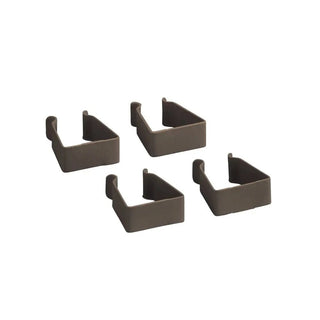 Elfa Clips T Stativ Graphite 4-p - | CleanNest - ELFA | CleanNest