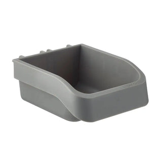 LÅG FÖRVARINGSLÅDA MATTEGREY - ELFA