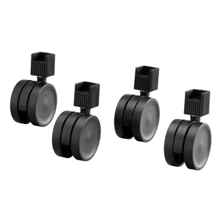 ELFA HJULSATS 4-PACK SVART | CleanNest - ELFA | CleanNest