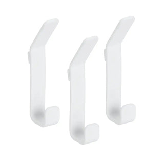 Elfa Krok Förv-skena Dubbel 3-pack Vit | CleanNest - ELFA | CleanNest