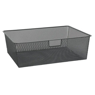 MESHBACK F UTDRAGSRAM 60X40X18 GRAP - ELFA