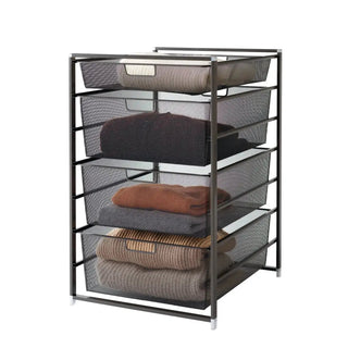 Elfa Startpaket 74/45 Mesh Graphite - | CleanNest - ELFA | CleanNest