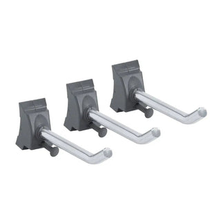 Elfa Tillbehörskrok 65mm 3-pack Grå | CleanNest - ELFA | CleanNest