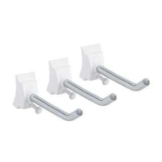 Elfa Tillbehörskrok 65mm 3-pack Vit | CleanNest - ELFA | CleanNest
