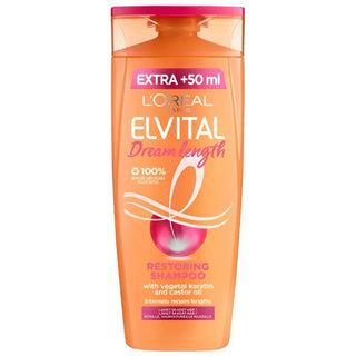 Elvital Balsam Dream Lengths med Super Detangler Formel minskar risken