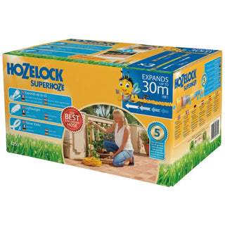 Hozelock Superhoze expanderande trädgårdsslang.