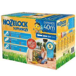 Hozelock Superhoze expanderande trädgårdsslang.
