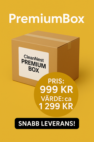 CleanNest PremiumBox – Maxad med nytta (999 kr – värde ca 1 299 kr)