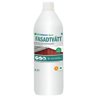 Fasadtvätt ECO BIOkleen rengöringsprodukter för utomhusytor Sverige