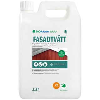 Fasadtvätt ECO BIOkleen rengöringsprodukter för utomhusytor Sverige