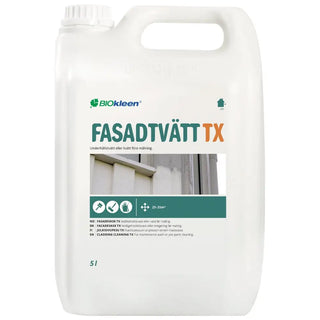 Fasadtvätt TX BIOkleen för utomhusytor och effektiv spädning