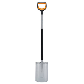 Fiskars - Trädgårdsspade Halvrund SoftGrip Xact - CleanNest