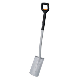 Fiskars - Trädgårdsspade Halvrund Teleskopisk Xact - CleanNest