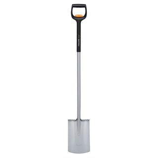 Fiskars - Trädgårdsspade Halvrund Teleskopisk Xact - CleanNest