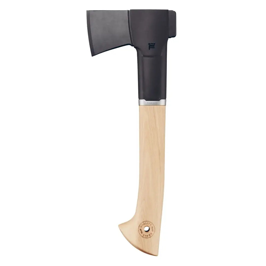 Fiskars universalyxa N7 Norden hickory FiberComp friluftsliv lägereld camping 25 år garanti
