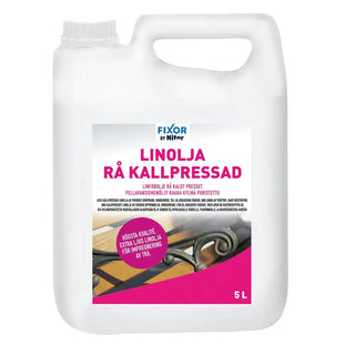 LINOLJA RÅ KALLPRESSAD 5L - FIXOR