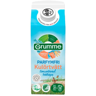 Grumme - Flytande Kulörtvätt Parfymfri - 750ml