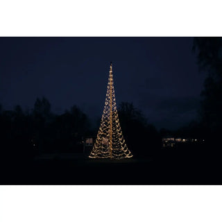 FLAGGSTÅNGSBELYSNING 10M 2000 LED V - FORMENTA