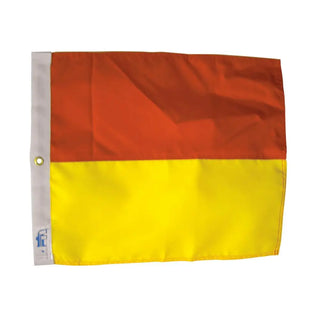 VARNINGSFLAGGA GUL/RÖD   40X35CM - FORMENTA