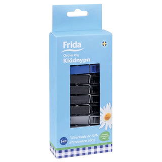 Frida Klädnypa Plast - 24P - CleanNest