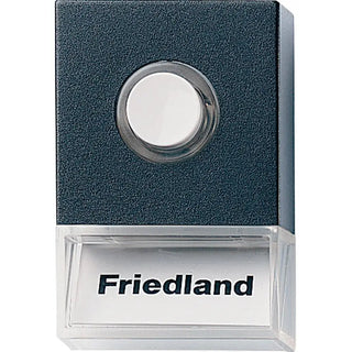 DÖRRTRYCKKNAPP PUSHLITE  SVART - FRIEDLAND