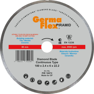 DIAMANTKAPSKIVA 180X2,4X6X22,2MM - GERMAFLEX