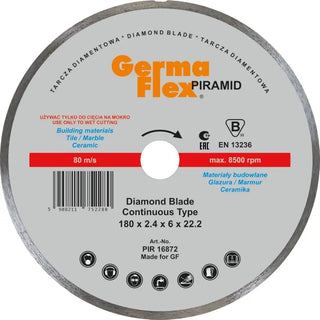 Germaflex Diamantkapskiva 180x2,4x6x22,2mm | CleanNest - GERMAFLEX | CleanNest