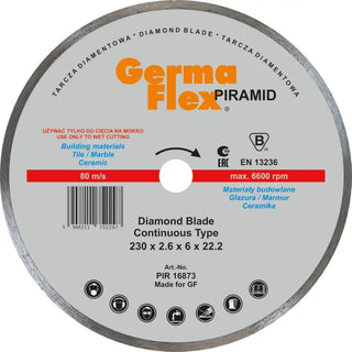 Germaflex Diamantkapskiva 230x2,6x6x22,2mm | CleanNest - GERMAFLEX | CleanNest
