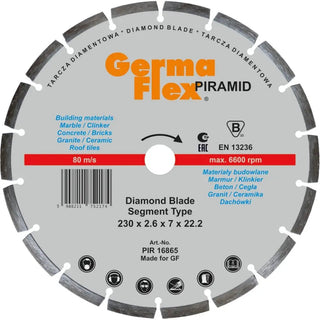 Germaflex Diamantkapskiva 230x2,6x7x22,2mm | CleanNest - GERMAFLEX | CleanNest