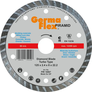 DIAMANTKAPSKIVA KAKEL 125X2,4MM - GERMAFLEX