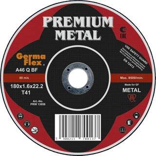KAPSKIVA METALL 180X1,6X22,2MM - GERMAFLEX