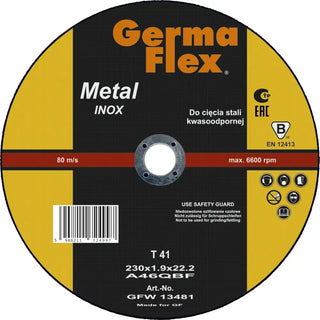 KAPSKIVA INOX 230X1,9X22,2MM - GERMAFLEX