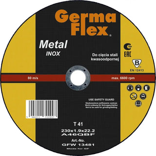 Germaflex Kapskiva Inox 230x1,9x22,2mm | CleanNest - GERMAFLEX | CleanNest