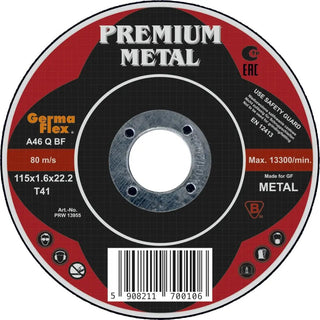 Germaflex Kapskiva Metall 115x1,6x22,2mm | CleanNest - GERMAFLEX | CleanNest
