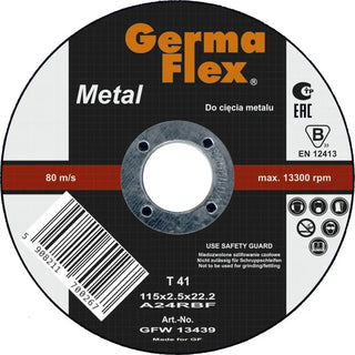 Germaflex Kapskiva Metall 115x2,5x22,2mm | CleanNest - GERMAFLEX | CleanNest