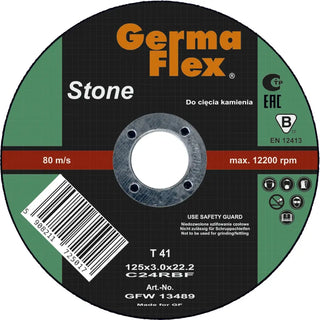 KAPSKIVA STEN 125X3X22,2MM - GERMAFLEX